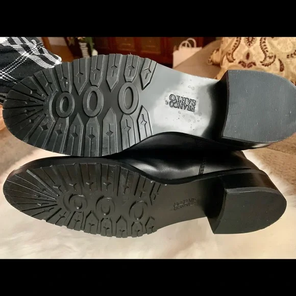 Franco Sarto Black Leather Boot size 9 EUC - Picture 8 of 12